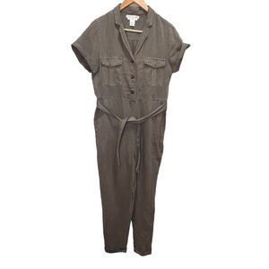 C&C California Linen Lyocell Jumpsuit Size XS